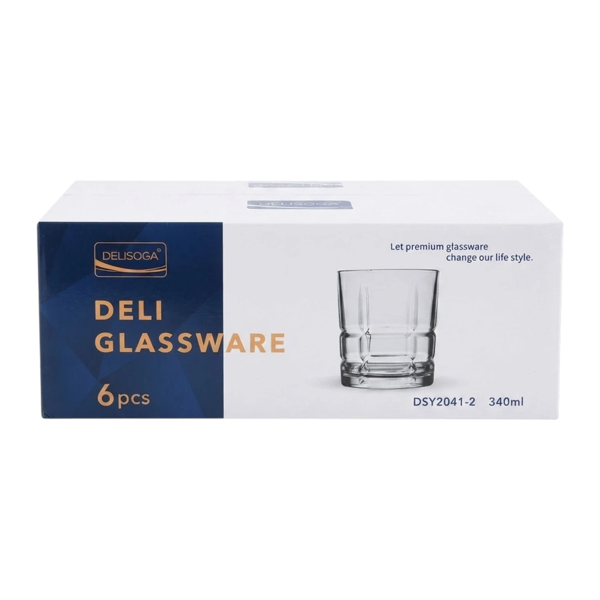 deli glass 6pc pak dsy2041-2