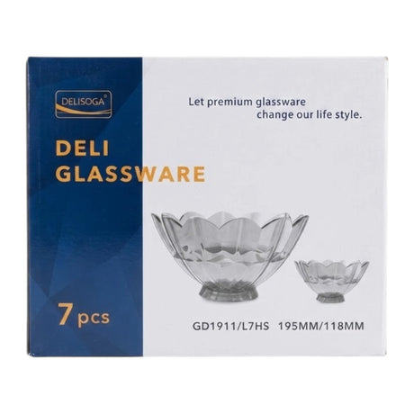 deli glass fruit set 7pc lp-gd1911/l7hs