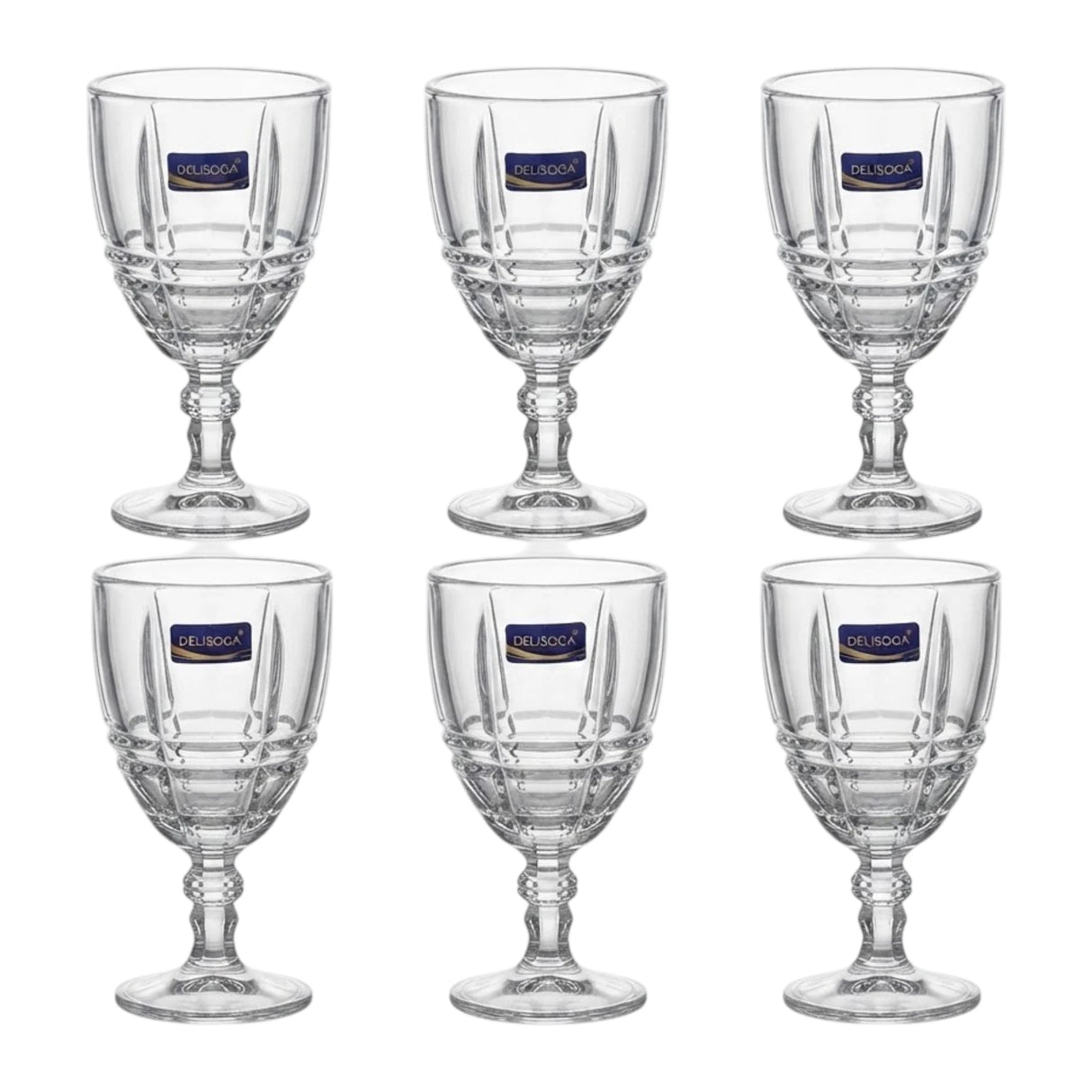deli glass wine 6pc pak dskb151e