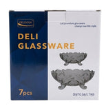 deli glass fruit set 7pc pak dstg26/l7hs