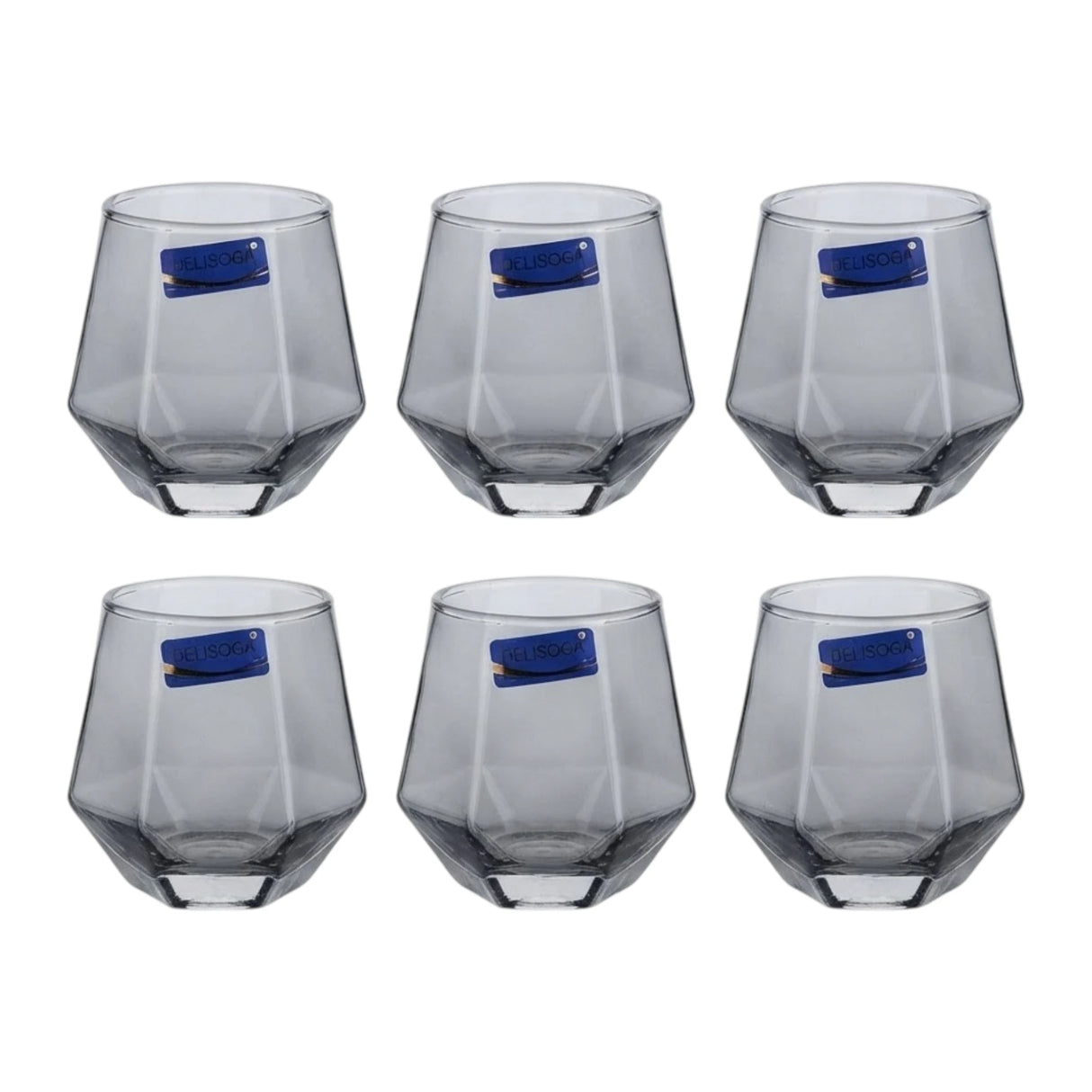 deli glass 6pc js5163-2hs
