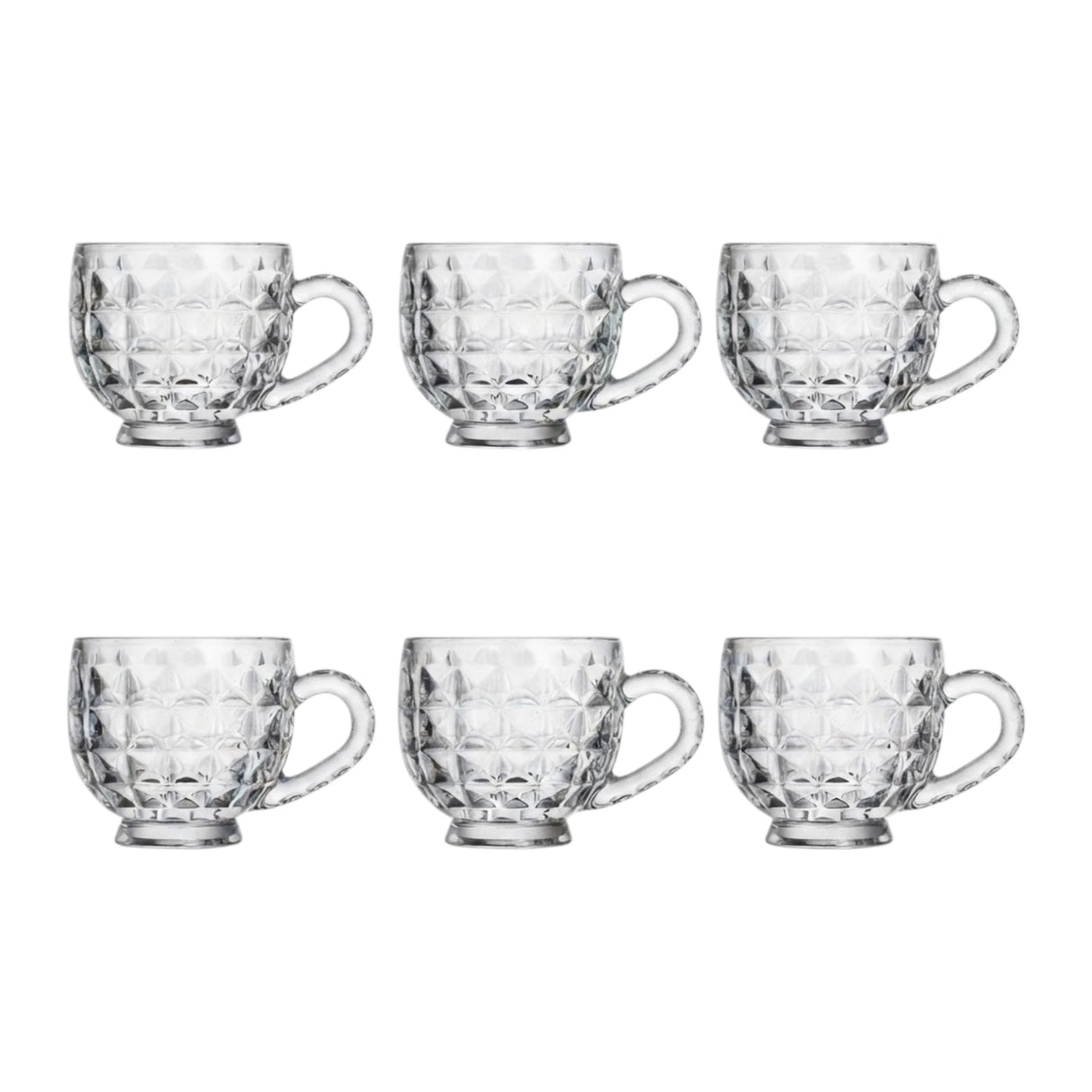 deli glass cup 6pc dszb2027-2