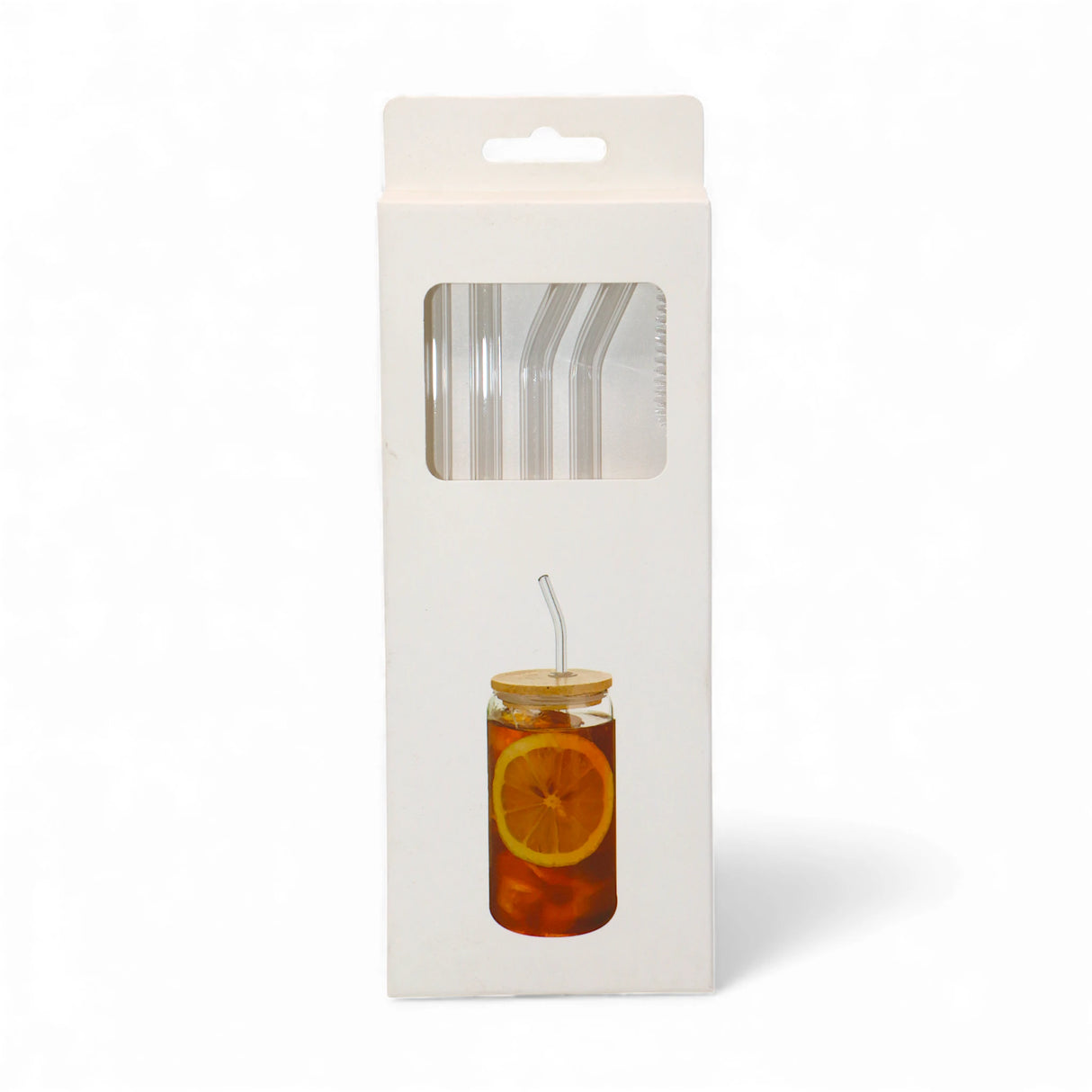 glass straw & brush 5pc china rj-19