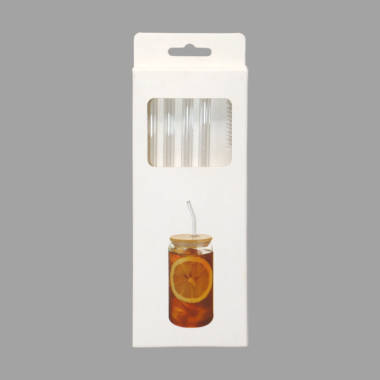 glass straw & brush 5pc china rj-22