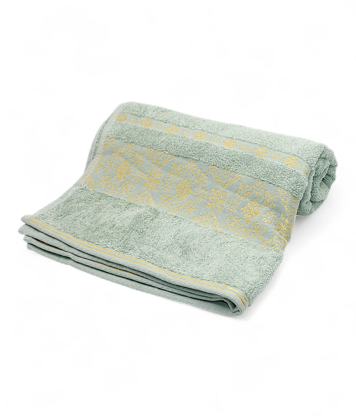 towel fancy green  27x54