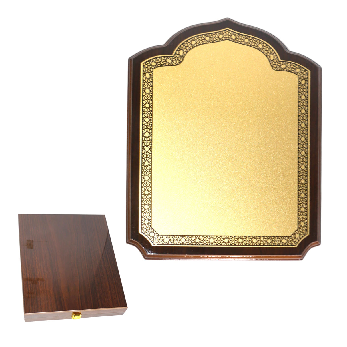 SHIELD WOODEN BOX METAL STICKER A241 24X30 CHINA
