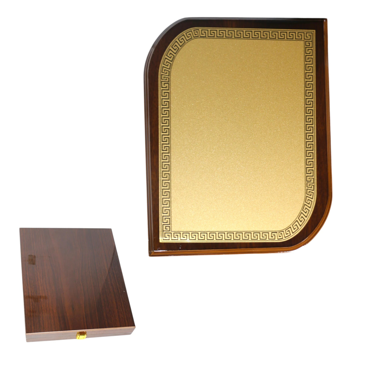 SHIELD WOODEN BOX METAL STICKER A434 24X30 CHINA