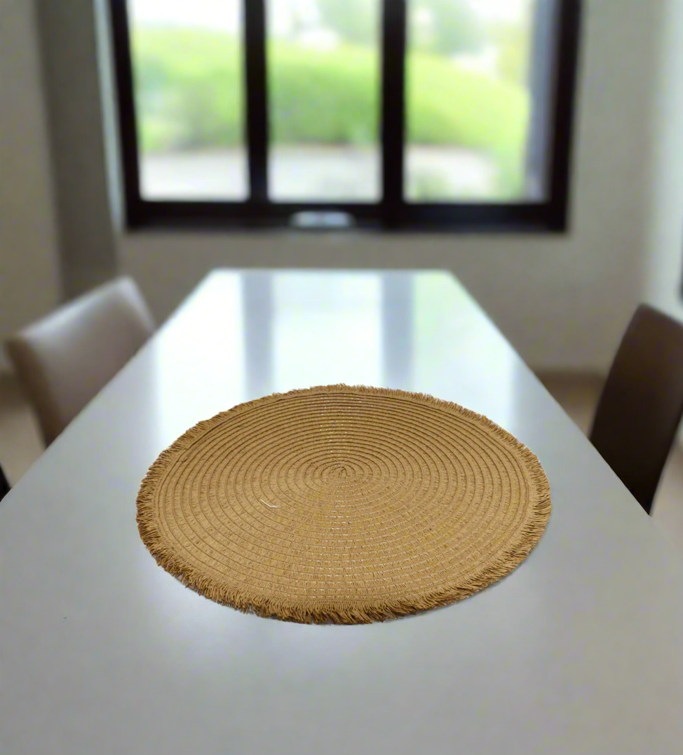 table mat 1pc round china d508