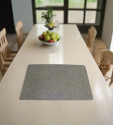 table mat 1pc rectangle gray china 09-18