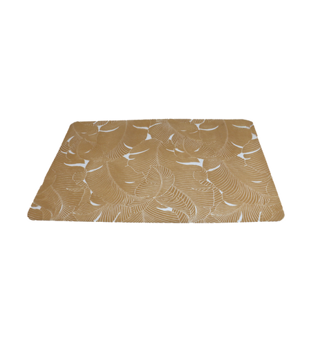 table mat 1pc rect brown china d512