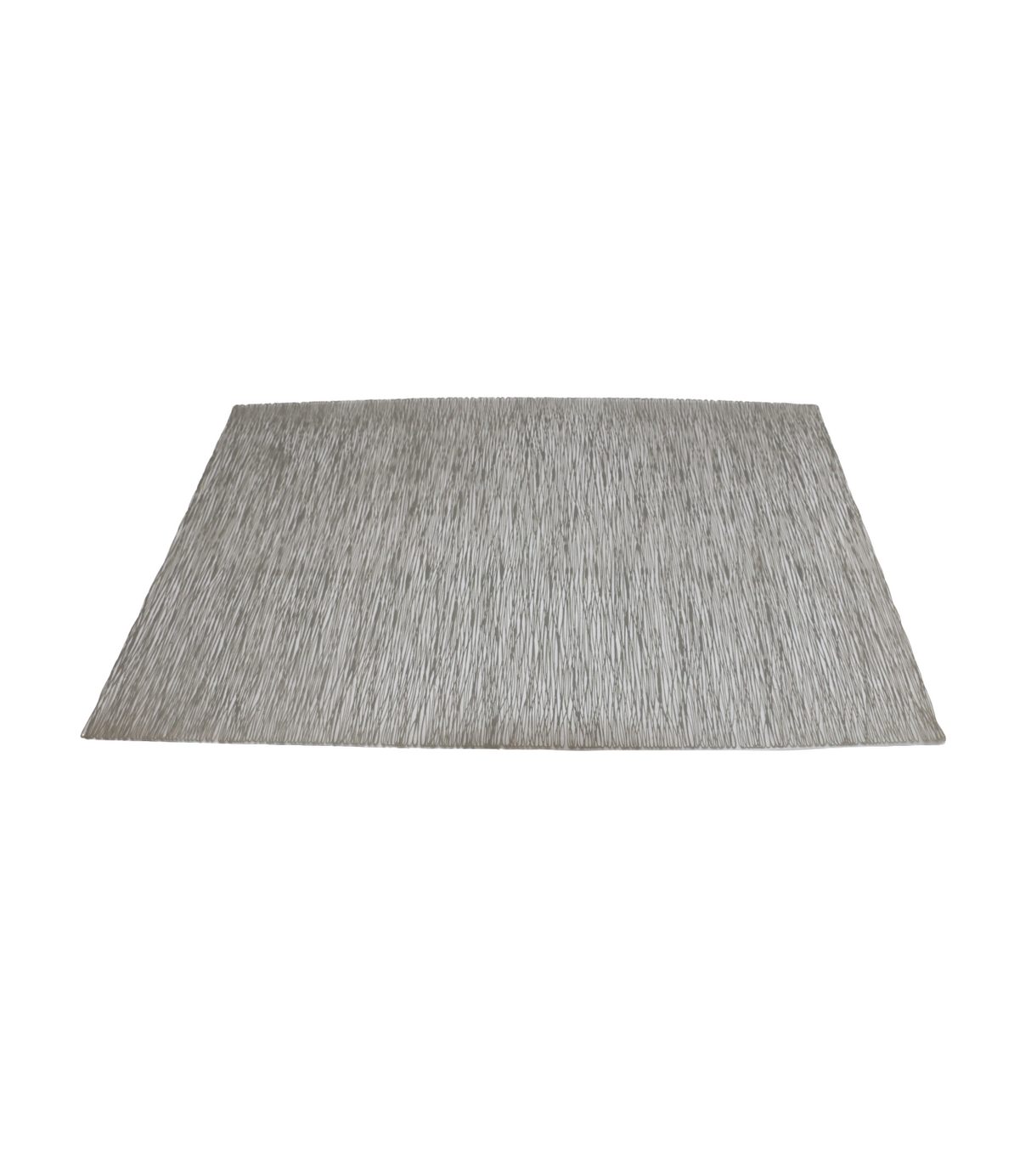 table mat 1pc rect white china