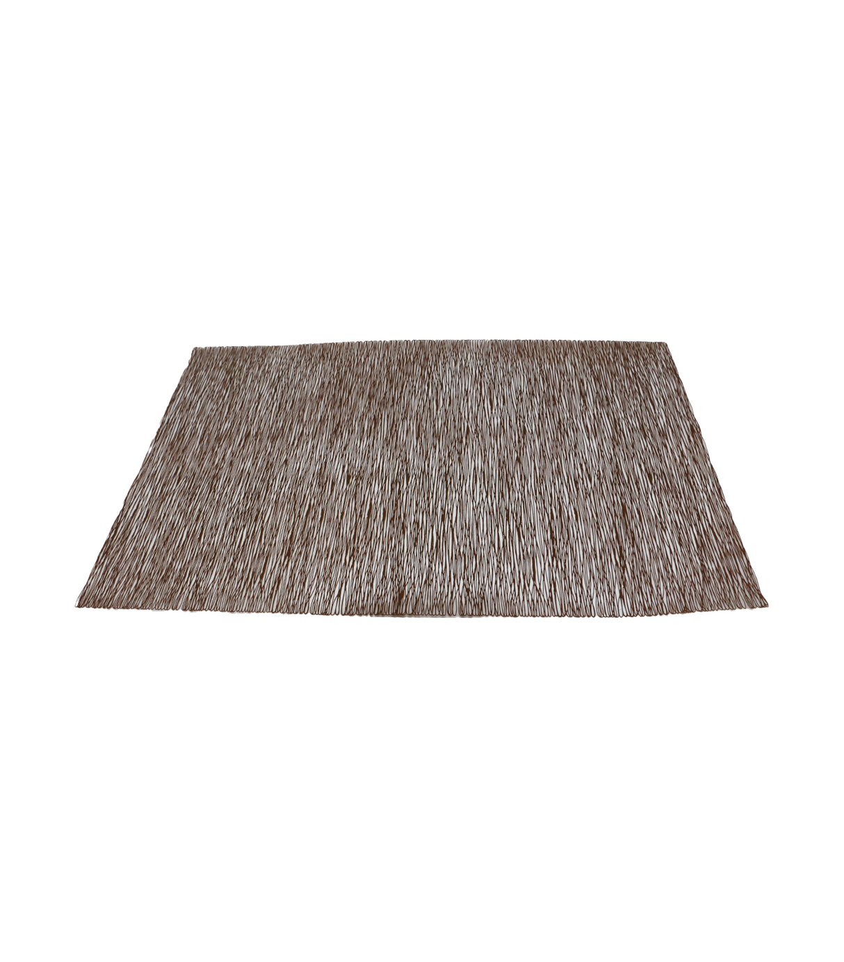 table mat 1pc rect white china