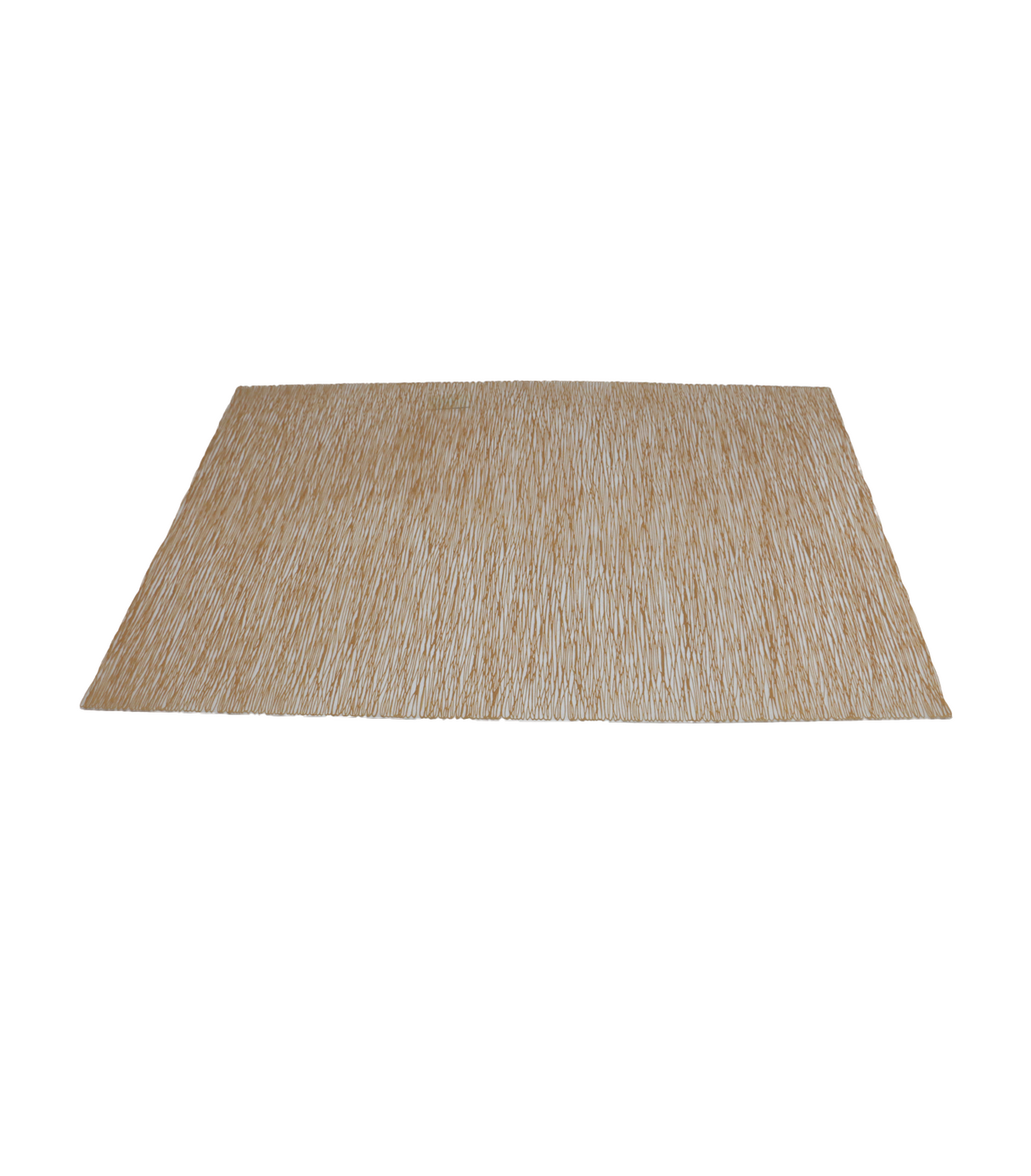 table mat 1pc rect white china