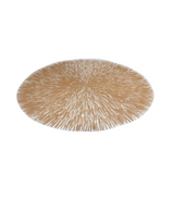 table mat 1pc round skin china
