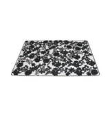 table mat 1pc rect black china d518