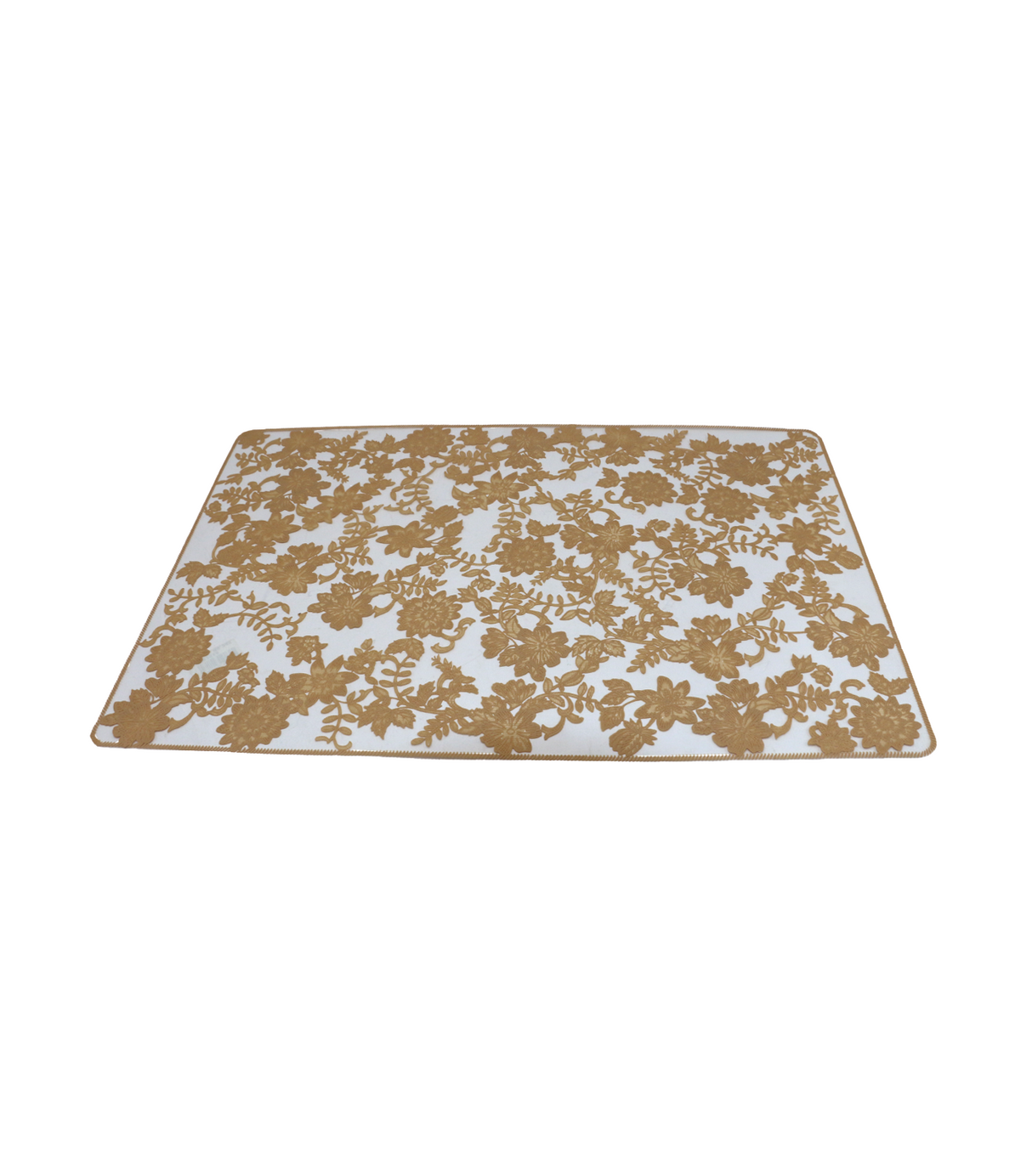 table mat 1pc rect black china d518