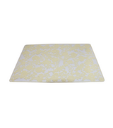 table mat 1pc rect black china d518