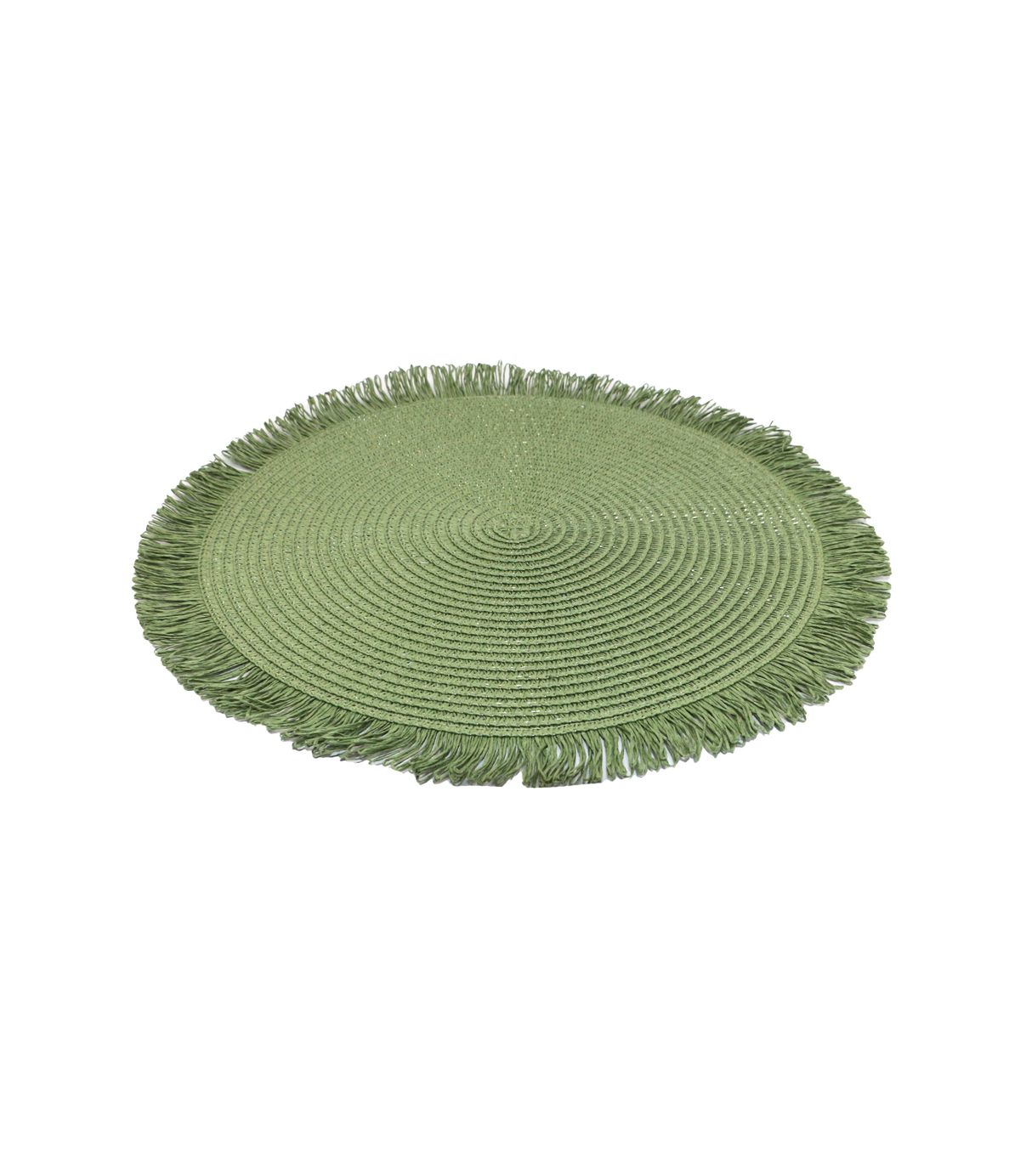 table mat 1pc round grey china d521