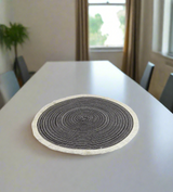 table mat 1pc round china d559