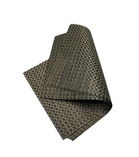 pvc table mat 1pc 45x12cm green & black shade china d037