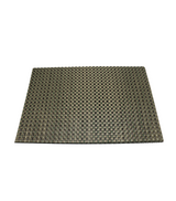 pvc table mat 1pc 45x12cm green & black shade china d037