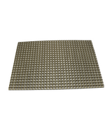 PVC TABLE MAT 1PC 45X12CM OF WHITE & GREEN SHADE CHINA D039