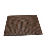 pvc table mat 1pc 45x12cm brown & black shade china d040