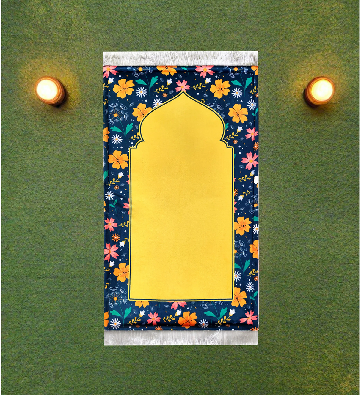 prayer mat with foam stuffed 56x90cm pak d096