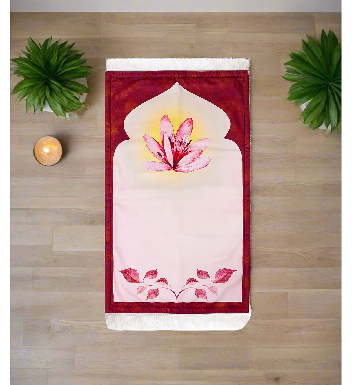 prayer mat with foam stuffed 56x90cm pak d101