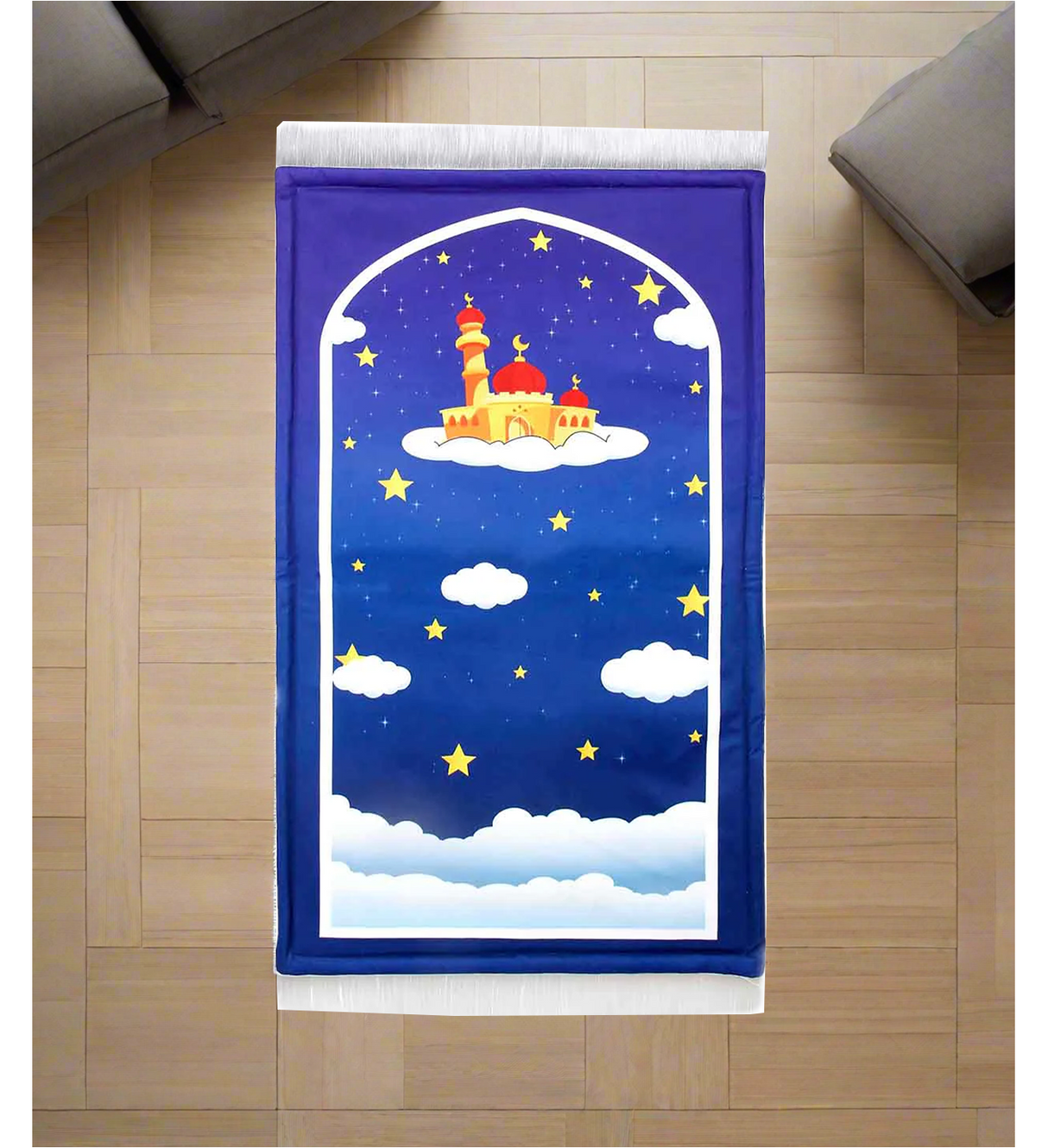 prayer mat with foam stuffed 56x90cm pak d105