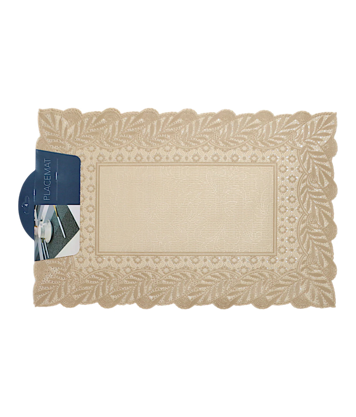 pvc table mat 2pc 30x45 rectangle china