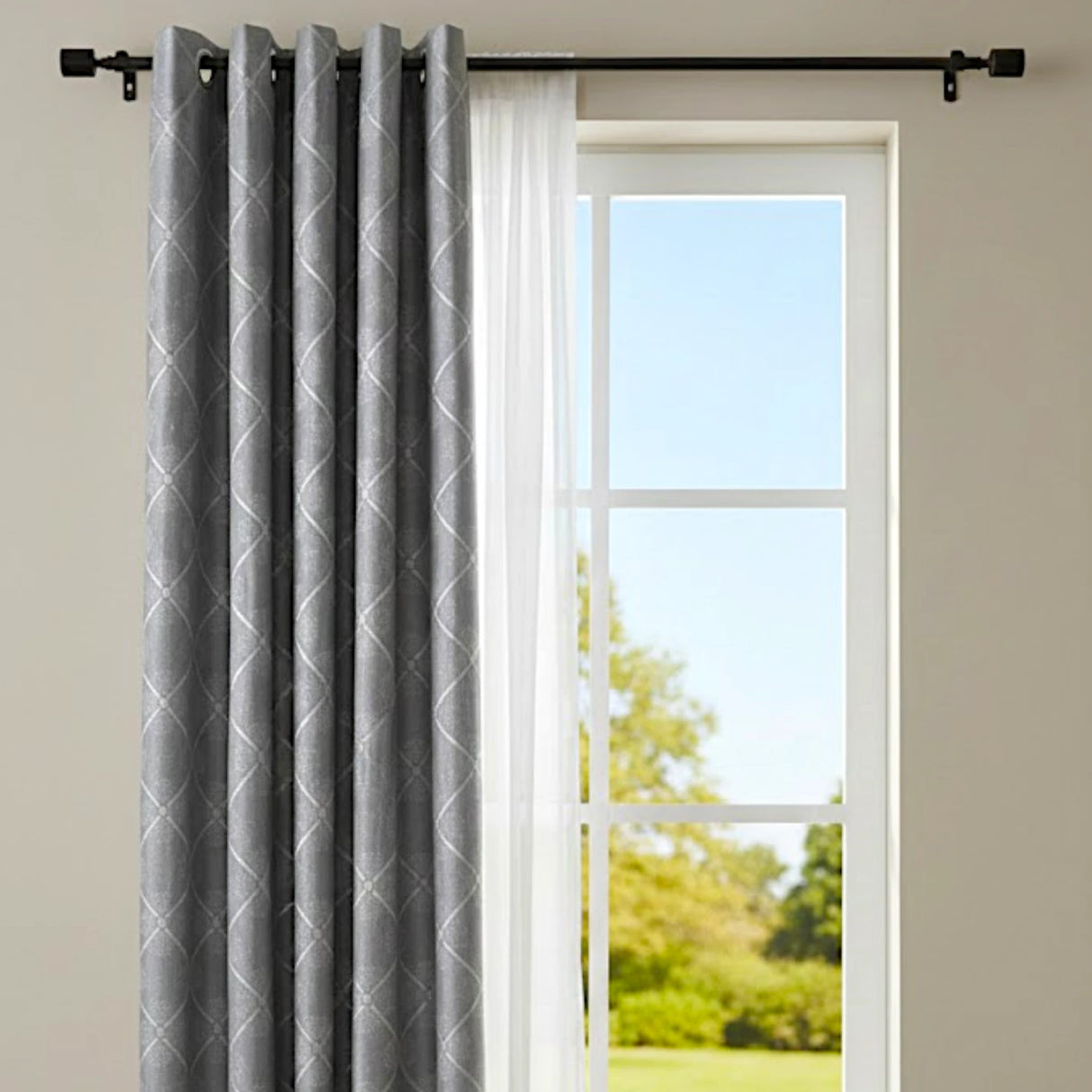 room curtain 140x260cm gray 523-7 china