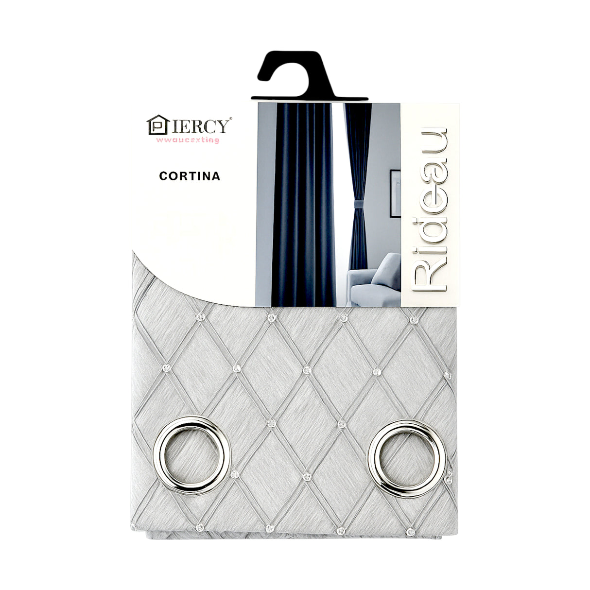 room curtain 140x240 silver china 1648-22