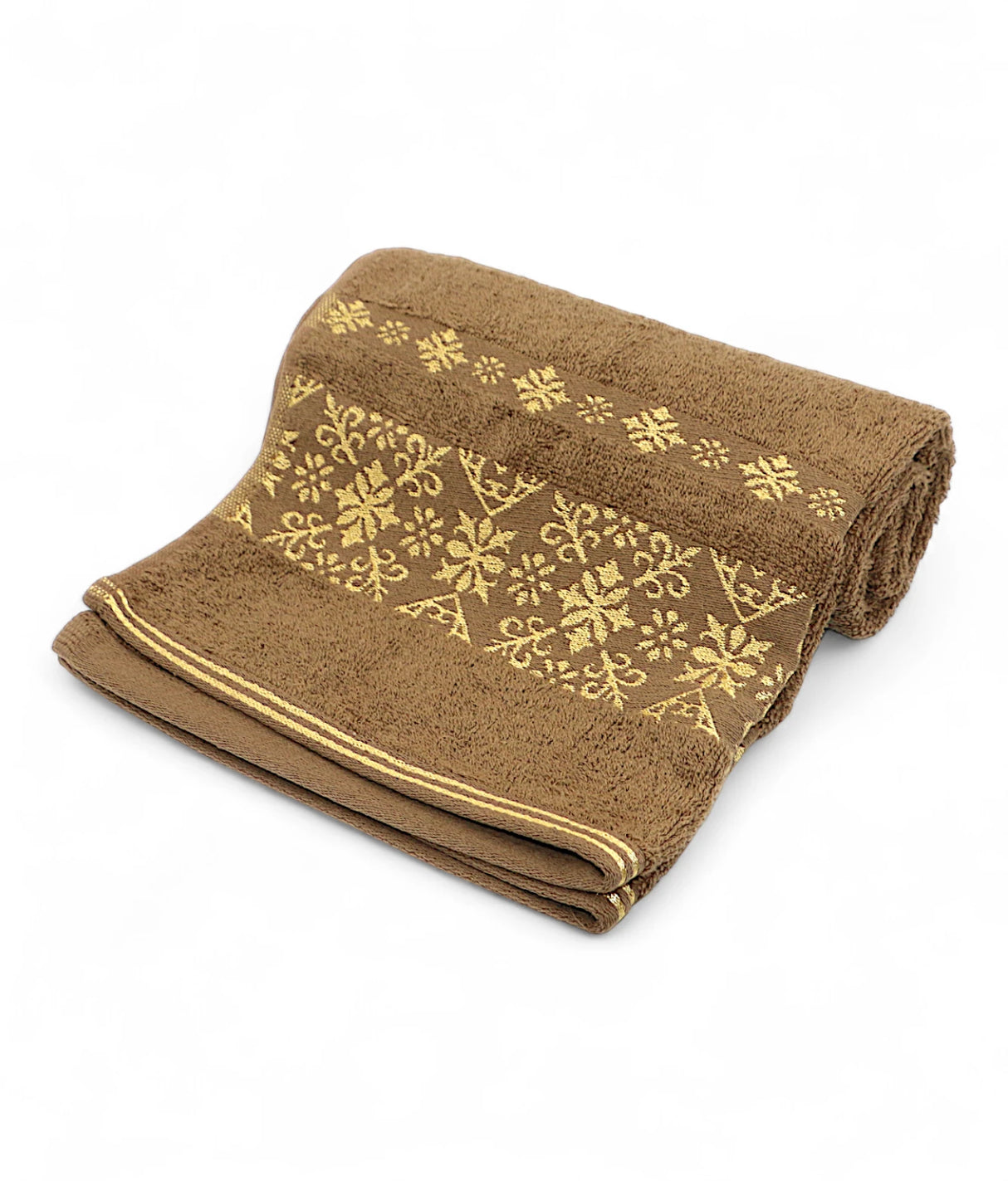 towel fancy 20x40 brown