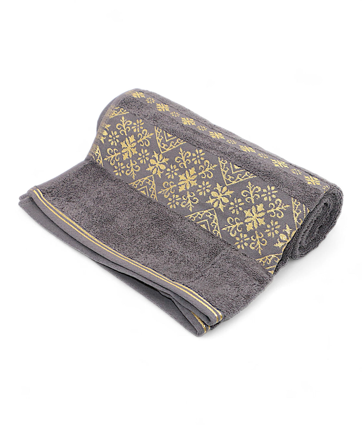 towel fancy dark grey 27x54
