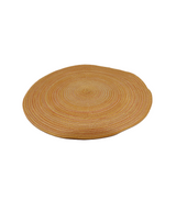 jute table mat 1pc 38x38cm yellow china d813