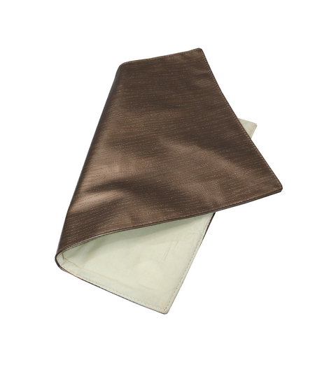 table mat leather copper