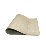 table mat 1pc rect off white china