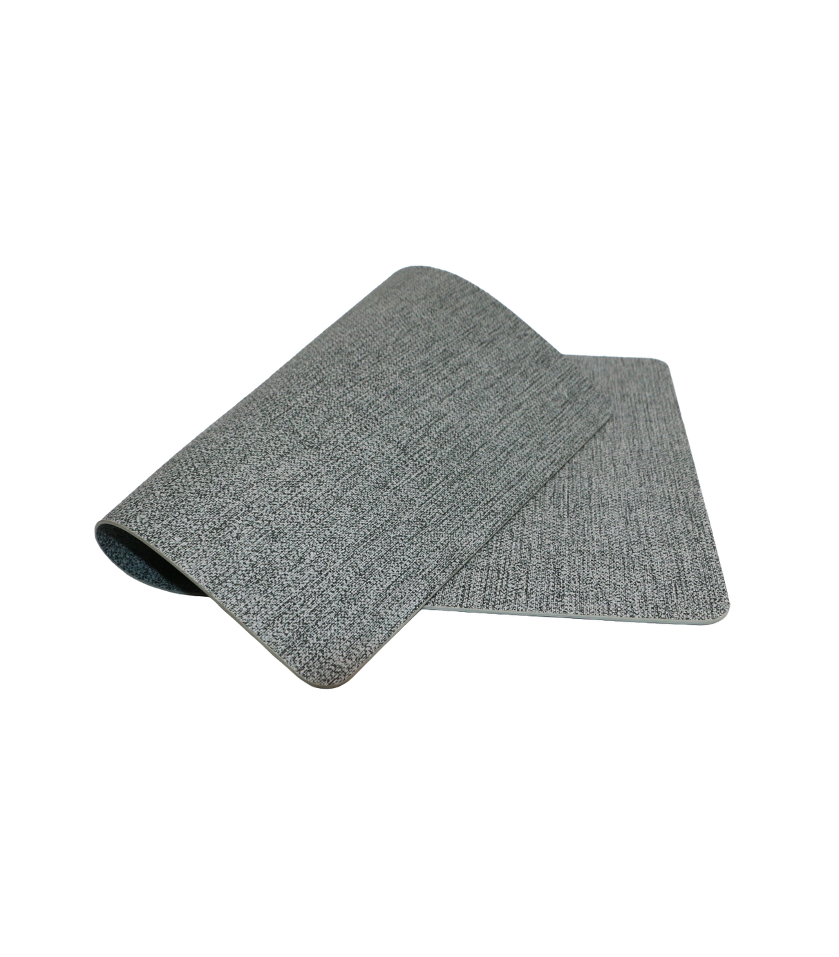 table mat 1pc rect light grey china