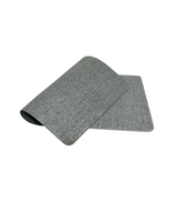 table mat 1pc rect light grey china