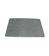 table mat 1pc rect light grey china