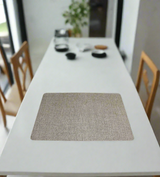 table mat 1pc rectangle china brown