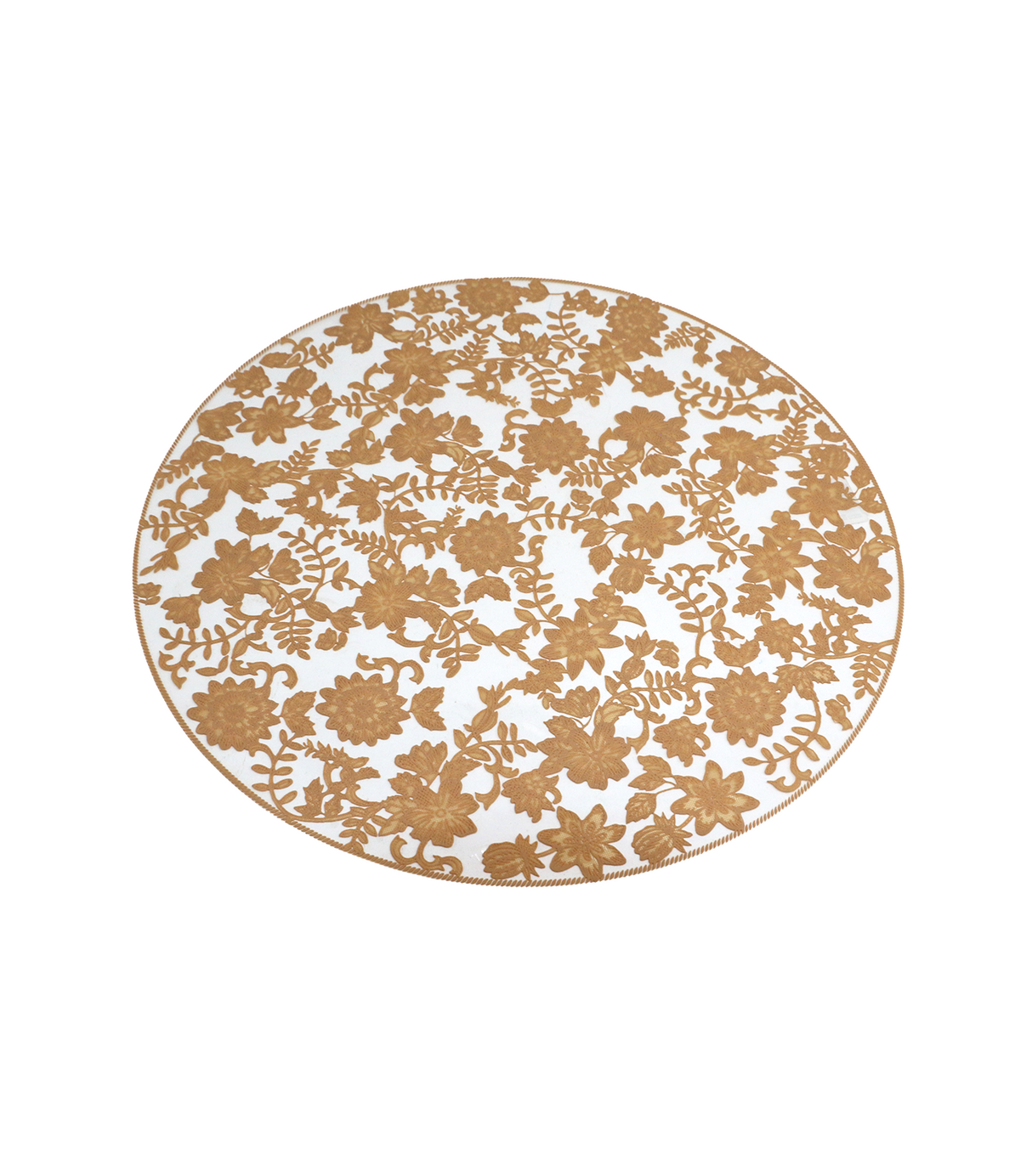 table mat 1pc round skin china