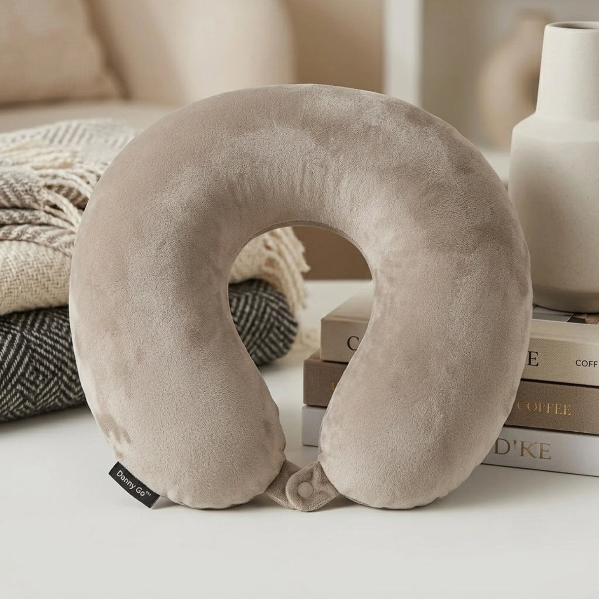 neck pillow light gray china dt001a