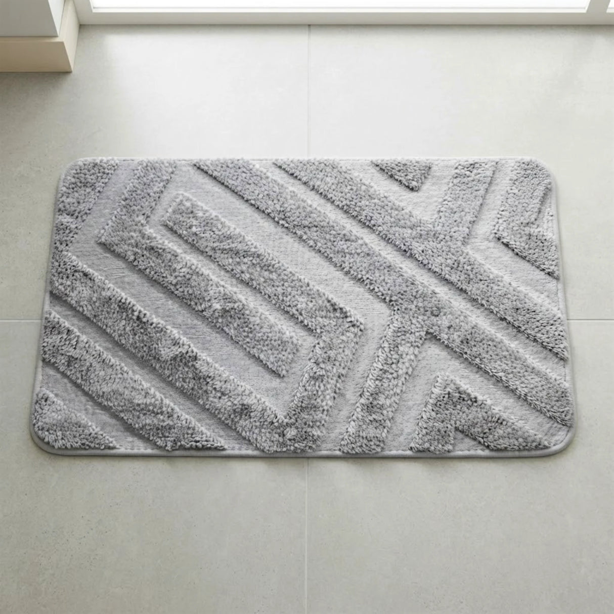 foot mat 48x78 light gray china s28
