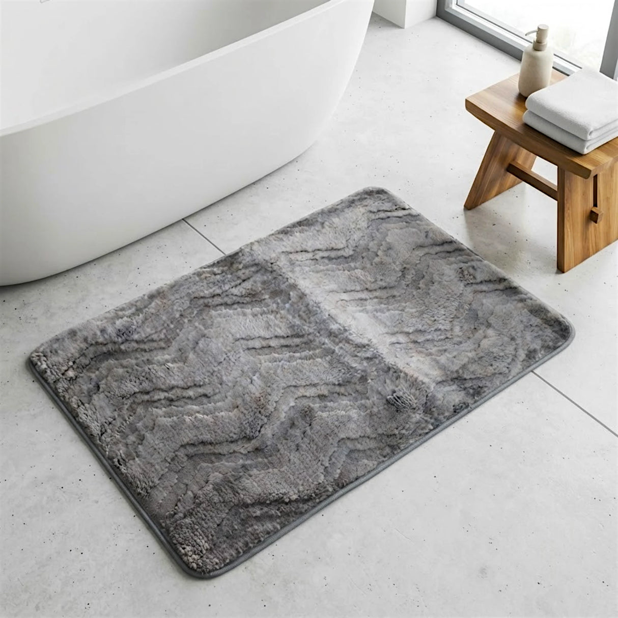 foot mat 50x78 dark gray china s35