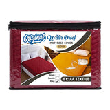 mattress cover maroon king size d599
