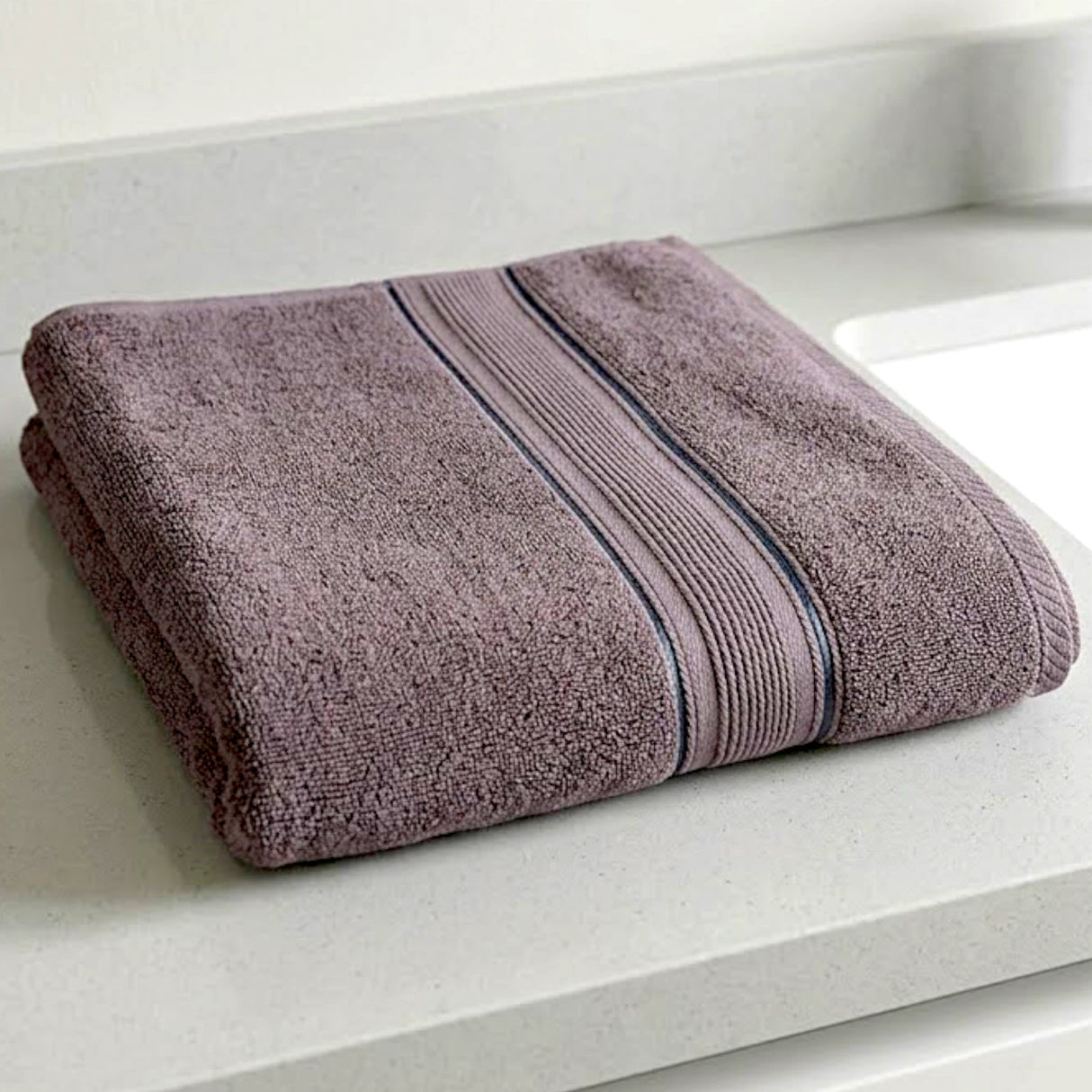 towel 27x51 gray b float