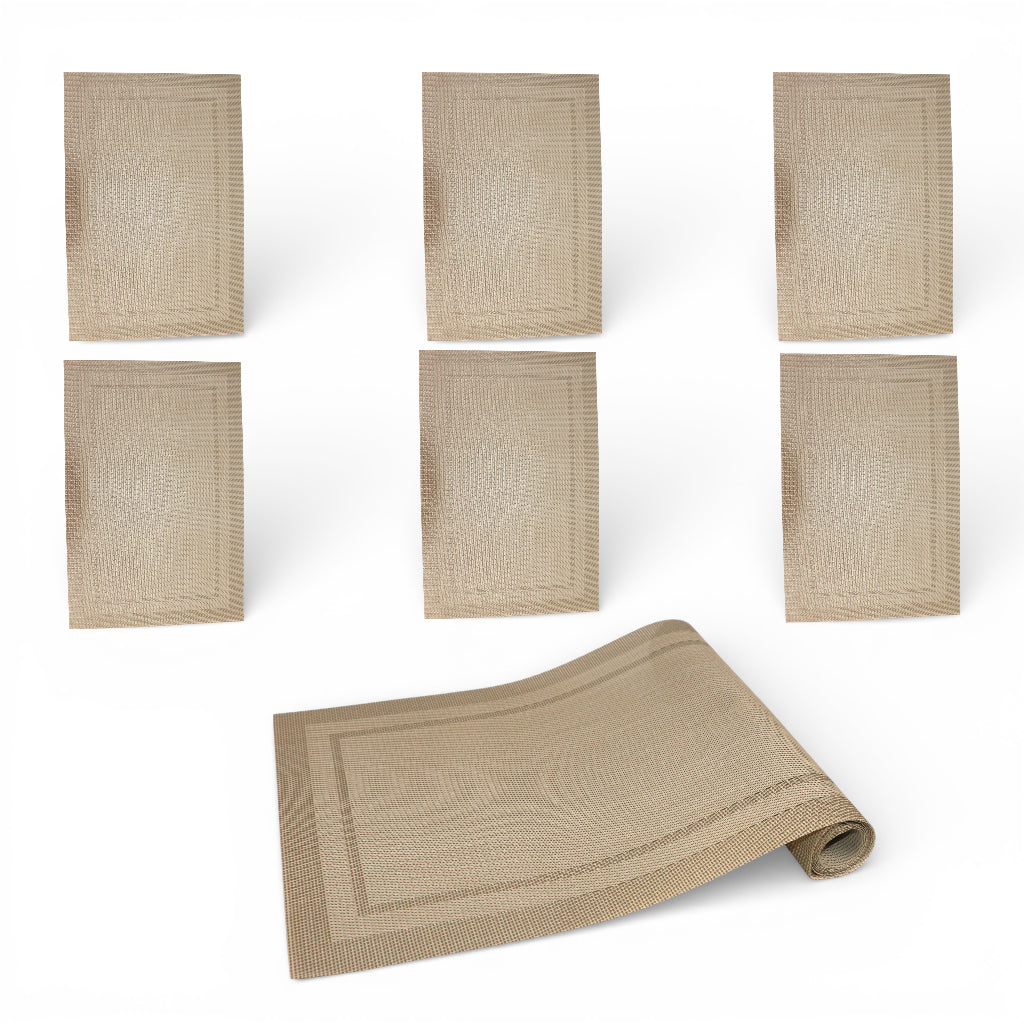 table mat 7pc set skin