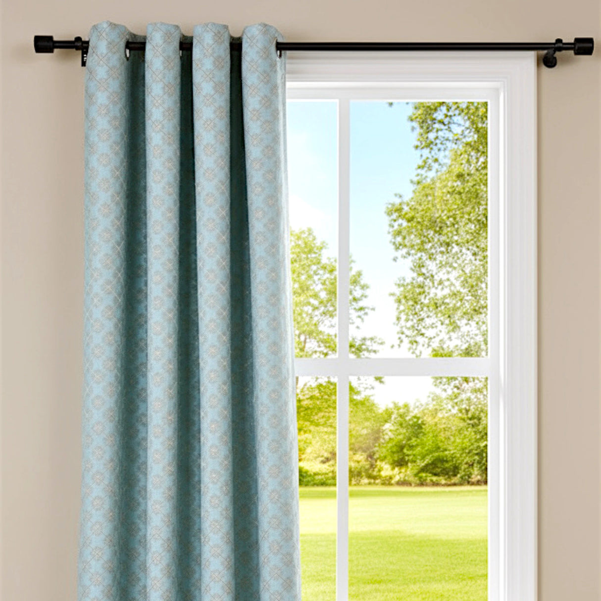 room curtain 140x260cm light green 523-7 china